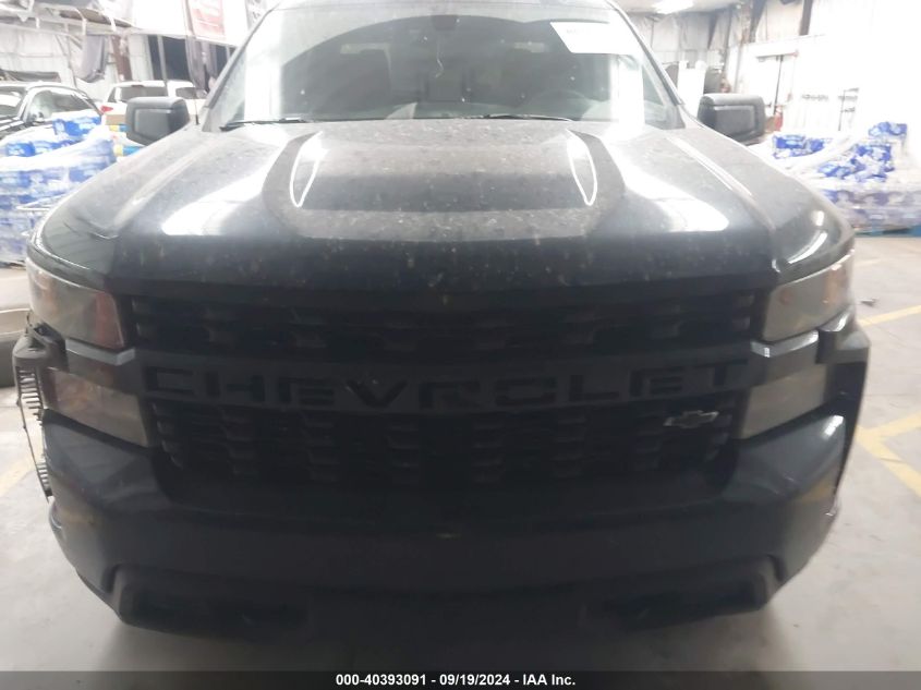 2021 Chevrolet Silverado 1500 4Wd Short Bed Custom VIN: 1GCPYBEK0MZ325441 Lot: 40393091