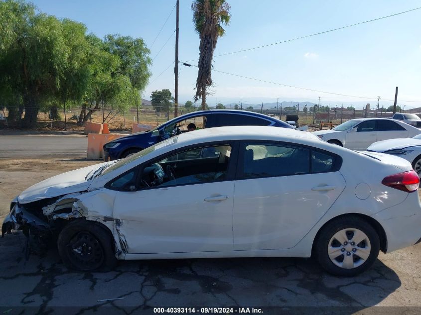 2017 Kia Forte Lx VIN: 3KPFK4A73HE078699 Lot: 40393114