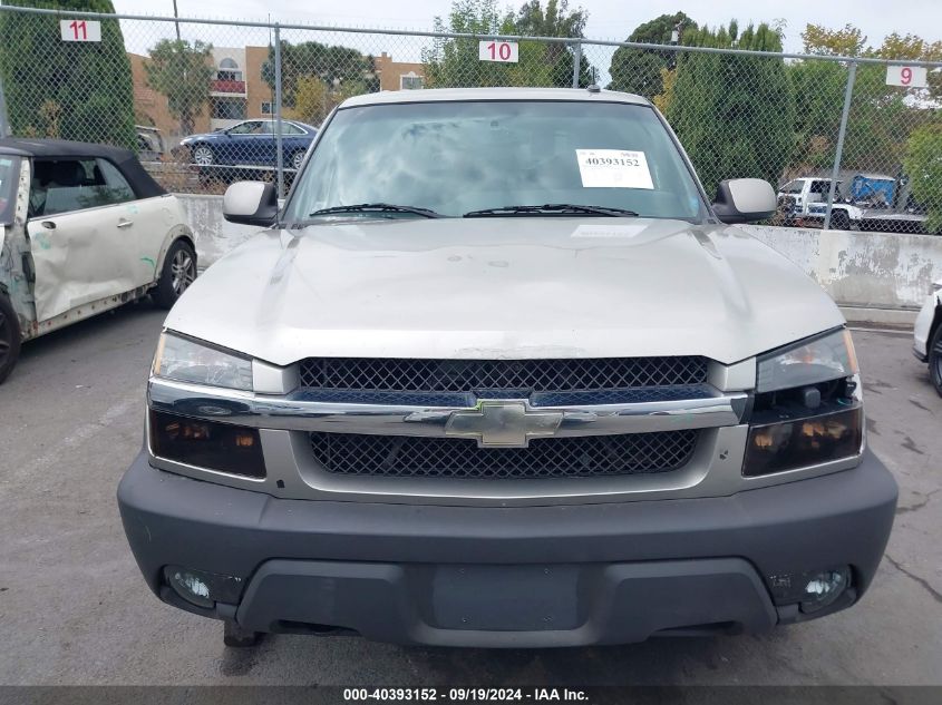 2003 Chevrolet Avalanche 1500 VIN: 3GNEK13T93G270802 Lot: 40393152