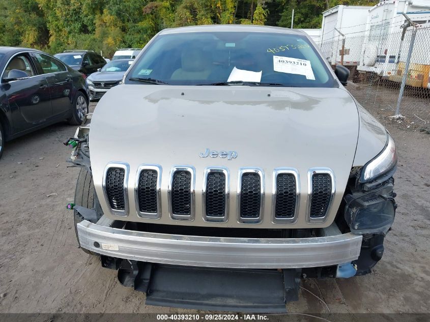 2015 Jeep Cherokee Sport VIN: 1C4PJLAB1FW589871 Lot: 40393210