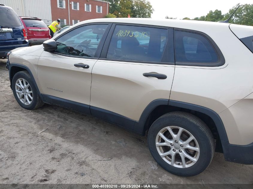 2015 Jeep Cherokee Sport VIN: 1C4PJLAB1FW589871 Lot: 40393210