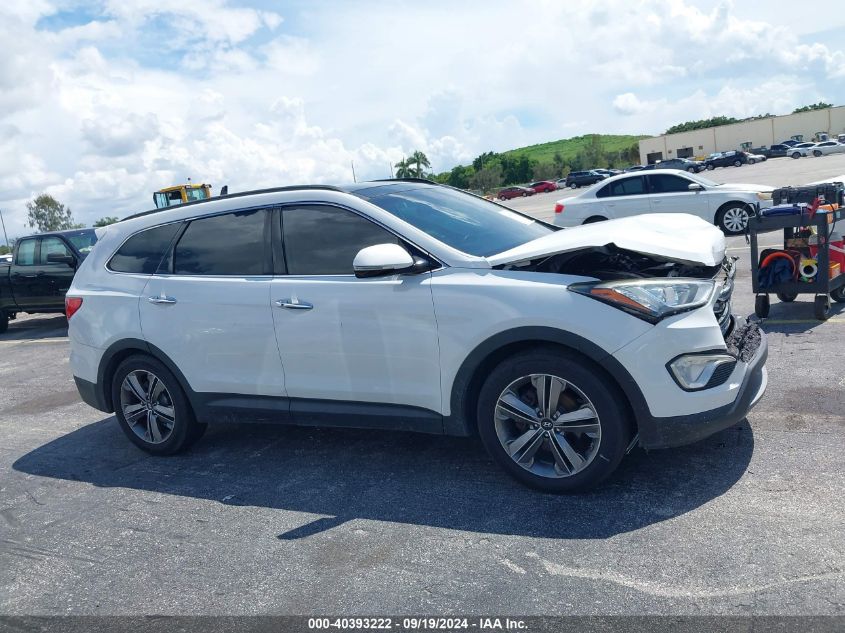 2014 Hyundai Santa Fe Limited VIN: KM8SR4HF8EU039834 Lot: 40393222