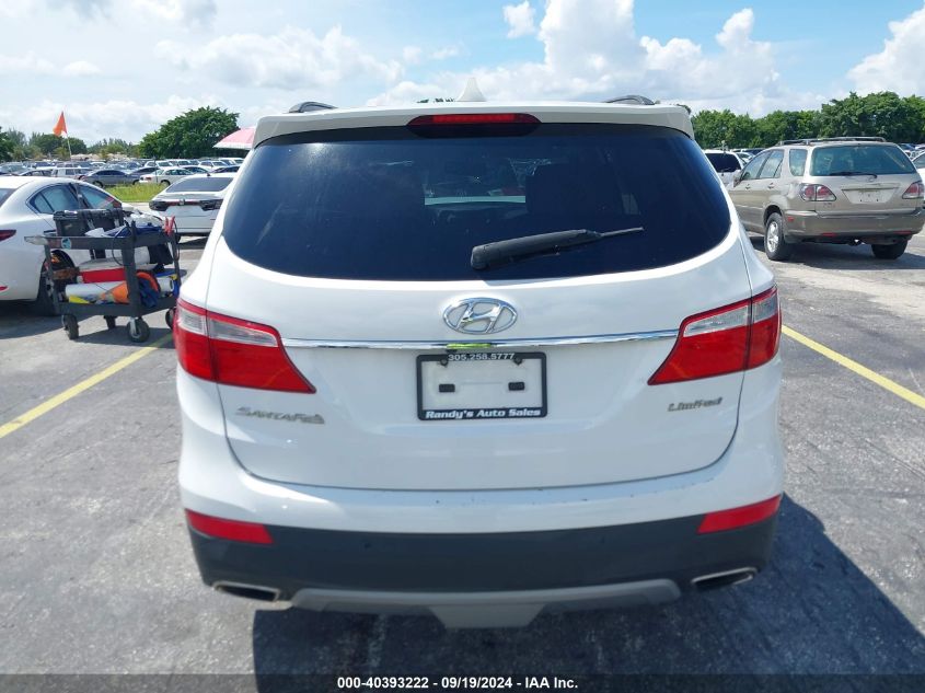 2014 Hyundai Santa Fe Limited VIN: KM8SR4HF8EU039834 Lot: 40393222