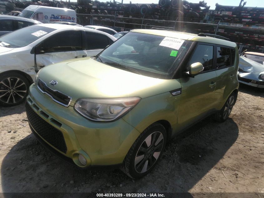 VIN KNDJX3A52F7757073 2015 KIA Soul, ! no.2