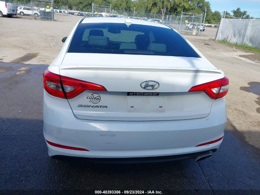 5NPE24AF4GH336158 2016 Hyundai Sonata Se