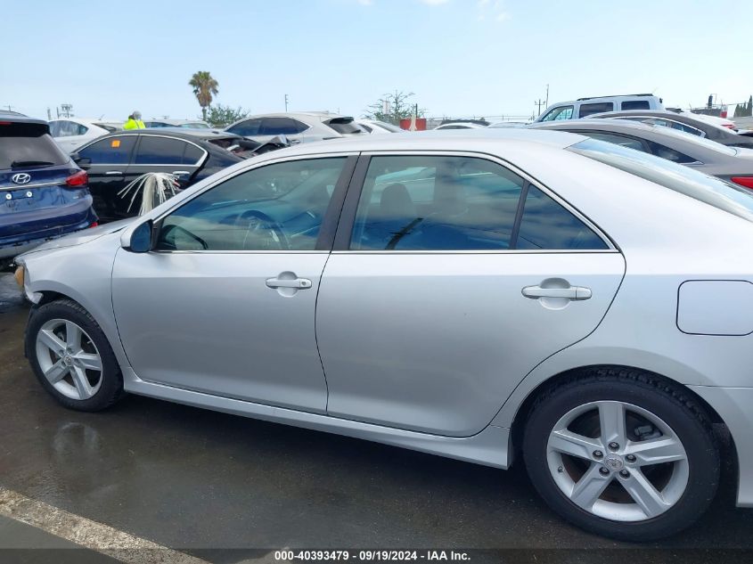 2012 Toyota Camry Se VIN: 4T1BF1FK3CU163756 Lot: 40393479