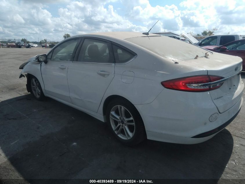 2018 FORD FUSION SE - 3FA6P0HD6JR160937