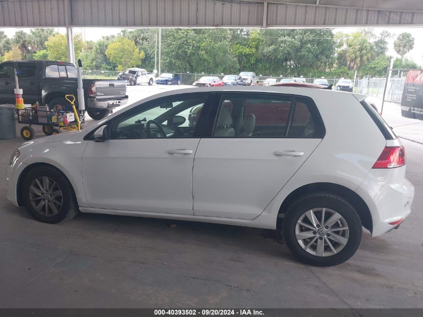 3VW217AU4FM025275 2015 Volkswagen Golf Tsi S 4-Door