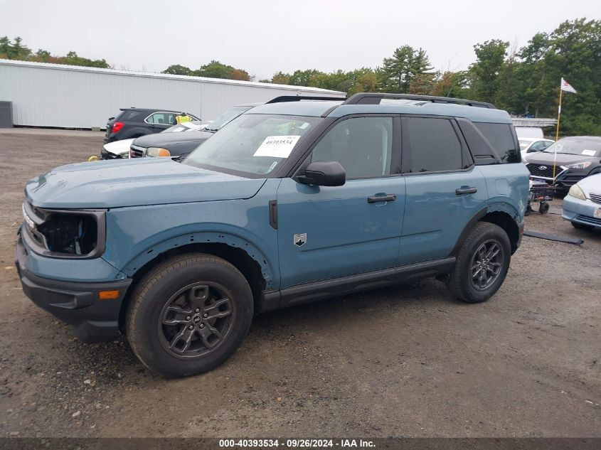 2022 Ford Bronco Sport Big Bend VIN: 3FMCR9B64NRD75756 Lot: 40393534