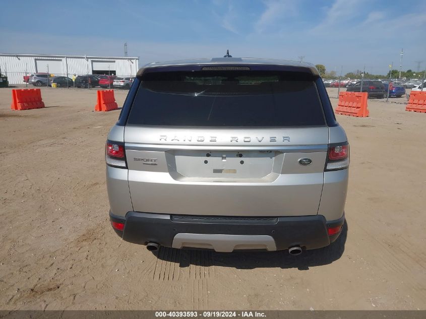 2016 Land Rover Range Rover Sport 3.0L V6 Supercharged Hse VIN: SALWR2PF3GA656857 Lot: 40393593