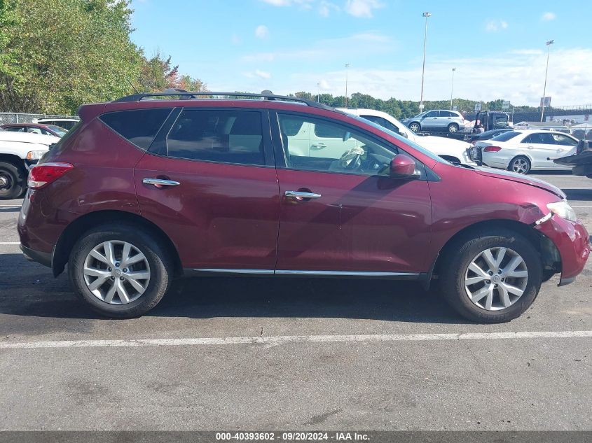 JN8AZ1MW6CW227987 2012 Nissan Murano Sl