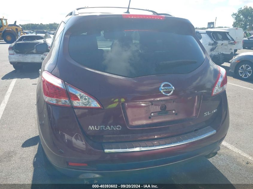 JN8AZ1MW6CW227987 2012 Nissan Murano Sl