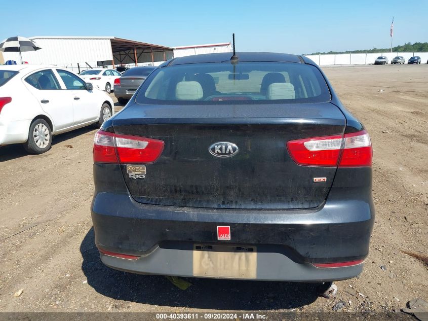 2017 Kia Rio Lx VIN: KNADM4A34H6050105 Lot: 40393611