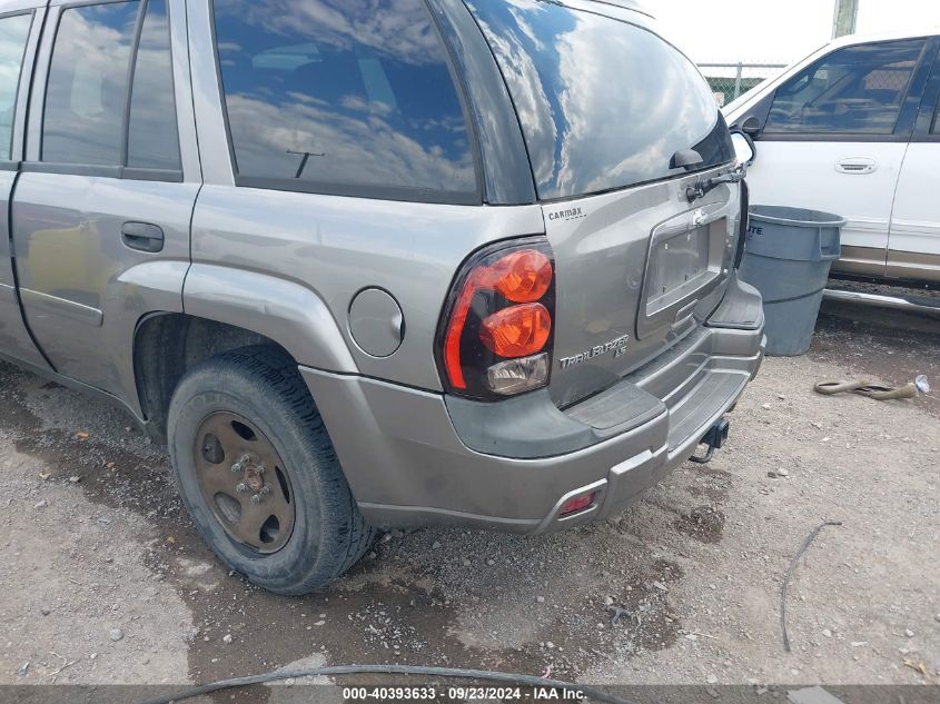 2006 Chevrolet Trailblazer Ls VIN: 1GNDT13S462219706 Lot: 40393633