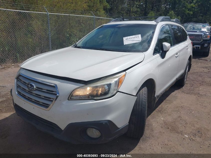 4S4BSBDCXF3347292 2015 Subaru Outback 2.5I Premium