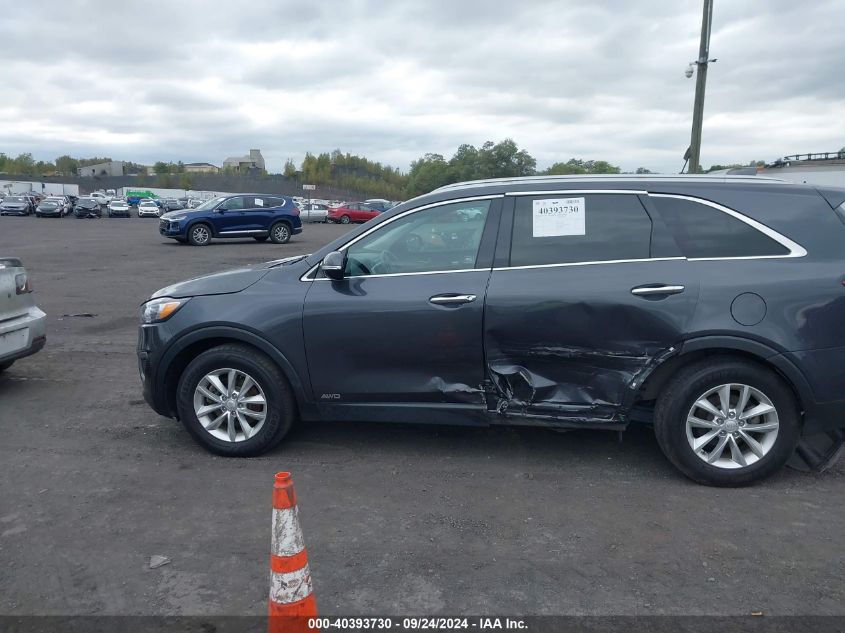 2018 Kia Sorento 2.4L Lx VIN: 5XYPGDA33JG359087 Lot: 40393730