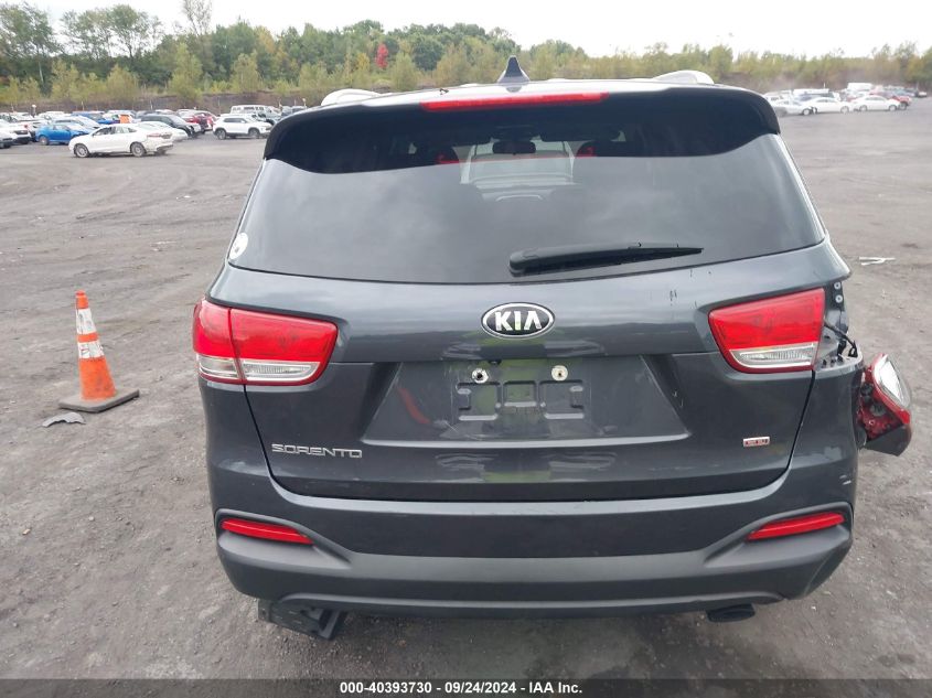 2018 Kia Sorento 2.4L Lx VIN: 5XYPGDA33JG359087 Lot: 40393730