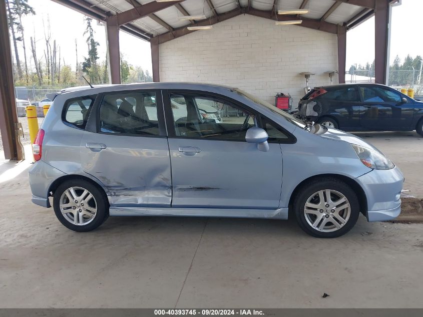 2008 Honda Fit Sport VIN: JHMGD38608S024228 Lot: 40393745