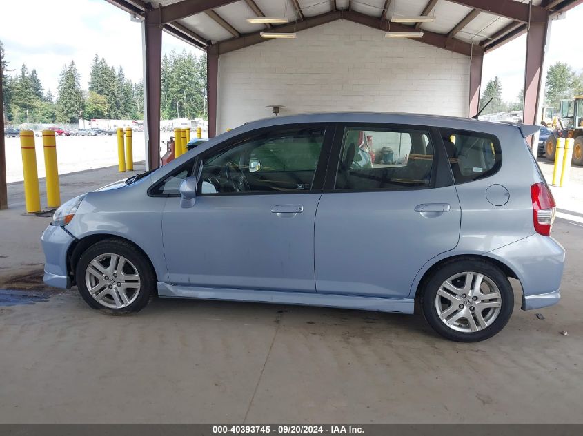 2008 Honda Fit Sport VIN: JHMGD38608S024228 Lot: 40393745