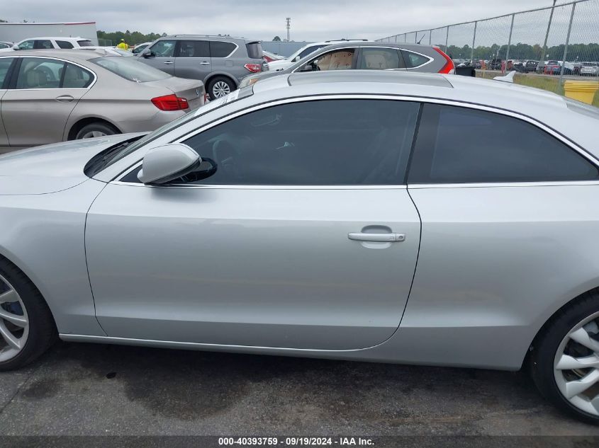 2014 Audi A5 2.0T Premium VIN: WAULFAFR9EA012962 Lot: 40393759