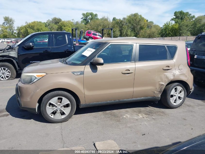 2014 Kia Soul VIN: KNDJN2A21E7090663 Lot: 40393785