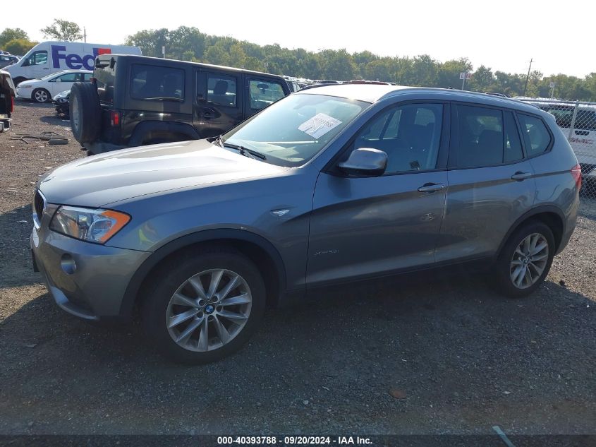 2013 BMW X3 xDrive28I VIN: 5UXWX9C55D0A12170 Lot: 40393788