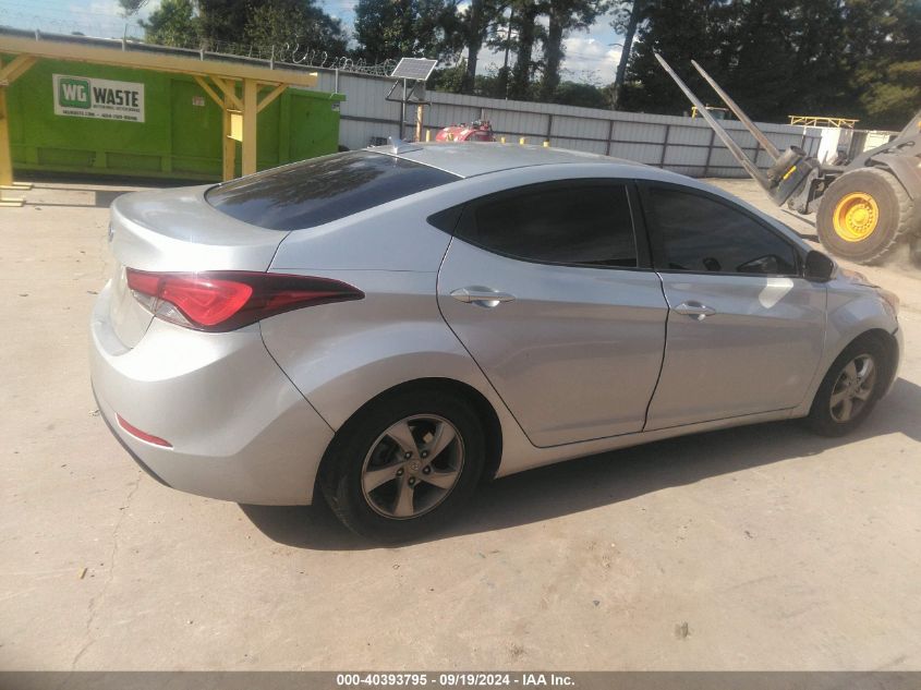 2015 Hyundai Elantra Se VIN: KMHDH4AE4FU294463 Lot: 40393795