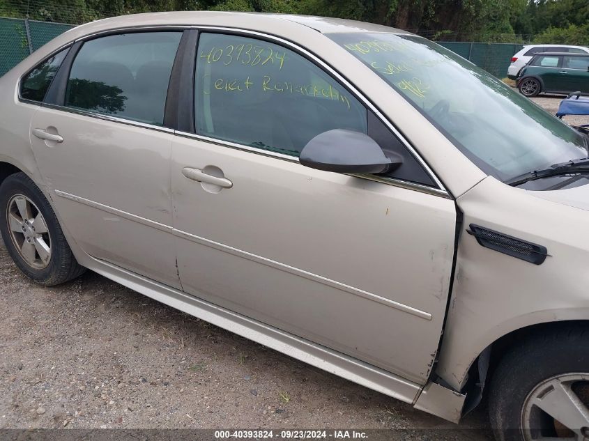 2011 Chevrolet Impala Ls VIN: 2G1WF5EK9B1305786 Lot: 40393824