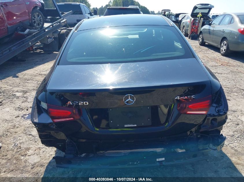 2020 Mercedes-Benz A 220 4Matic VIN: WDD3G4FB8LW039368 Lot: 40393846