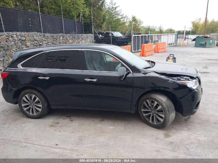 2015 Acura Mdx Technology Pkg W/Entertainment Pkg VIN: 5FRYD4H60FB025660 Lot: 40393916