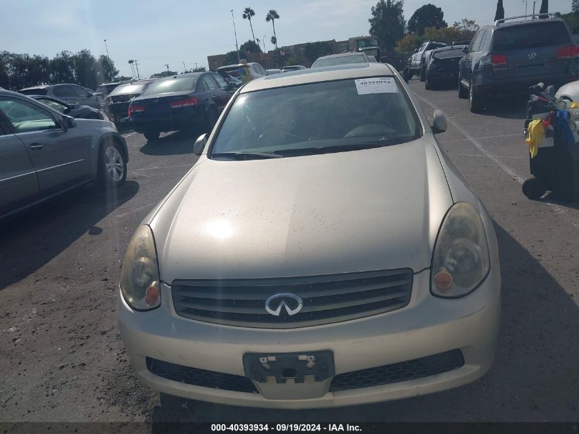 2005 Infiniti G35 VIN: JNKCV51E15M214595 Lot: 40393934