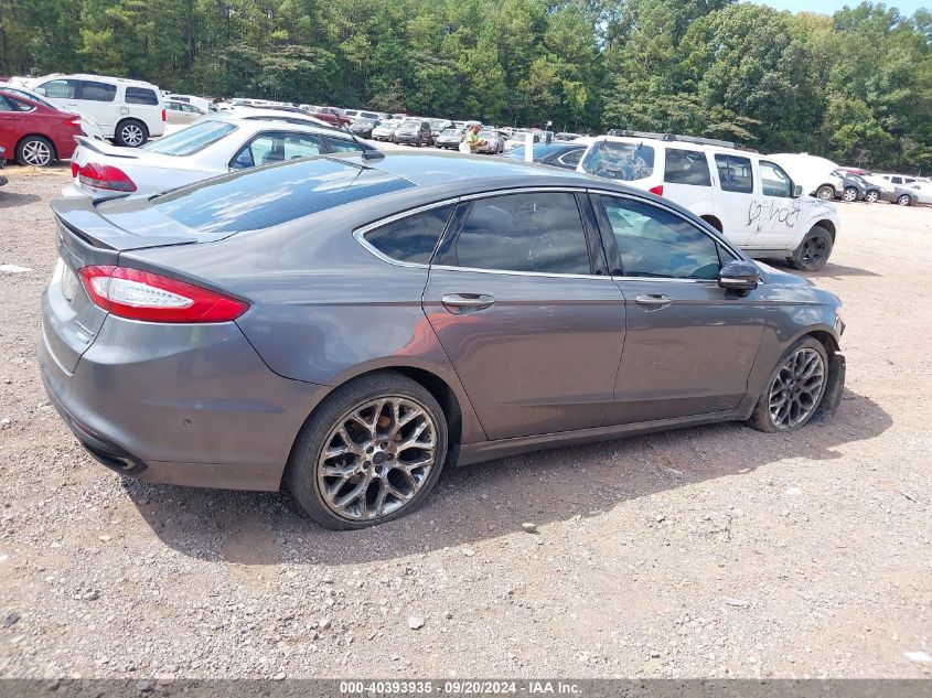 2014 Ford Fusion Titanium VIN: 3FA6P0D93ER289287 Lot: 40393935