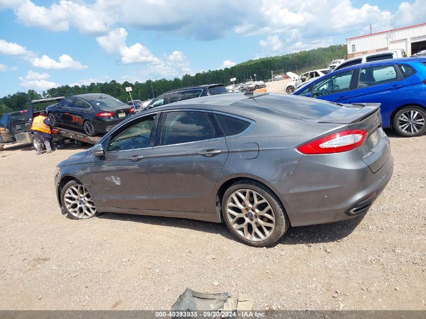 2014 Ford Fusion Titanium VIN: 3FA6P0D93ER289287 Lot: 40393935