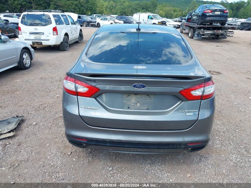 2014 Ford Fusion Titanium VIN: 3FA6P0D93ER289287 Lot: 40393935