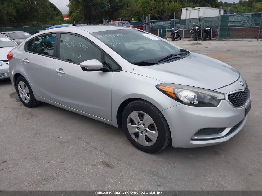 KNAFK4A62G5486514 2016 KIA FORTE - Image 1