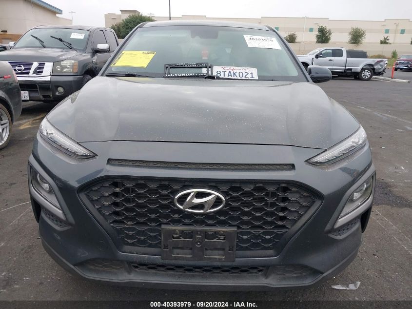 2021 Hyundai Kona Se VIN: KM8K12AA8MU607721 Lot: 40393979