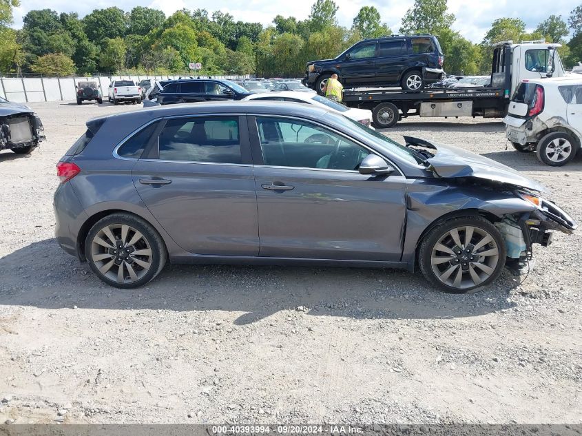 2018 Hyundai Elantra Gt Sport VIN: KMHH55LC9JU037612 Lot: 40393994