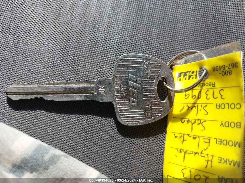 5NPDH4AE5DH373099 2013 Hyundai Elantra Gls