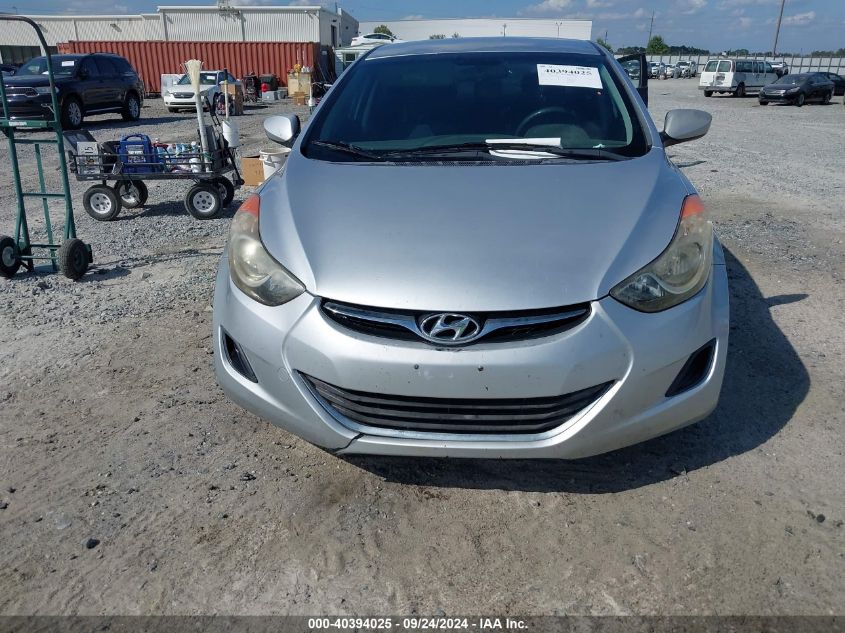 2013 Hyundai Elantra Gls VIN: 5NPDH4AE5DH373099 Lot: 40394025