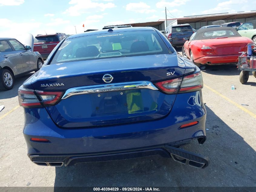 2021 Nissan Maxima Sv VIN: 1N4AA6CV4MC505741 Lot: 40394029