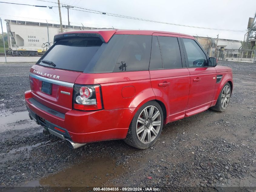 2013 Land Rover Range Rover Sport Supercharged VIN: SALSH2E46DA807141 Lot: 40394035