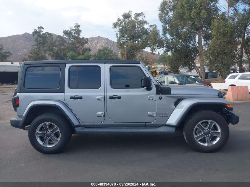 2019 Jeep Wrangler Unlimited Sahara 4X4 VIN: 1C4HJXEN4KW592046 Lot: 40394070