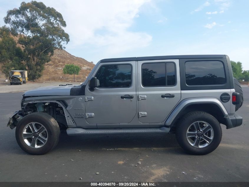 2019 Jeep Wrangler Unlimited Sahara 4X4 VIN: 1C4HJXEN4KW592046 Lot: 40394070