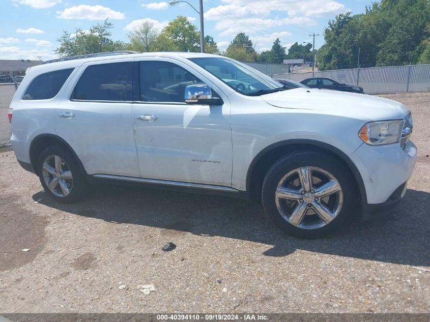 2013 Dodge Durango Citadel VIN: 1C4SDHET5DC579988 Lot: 40394110