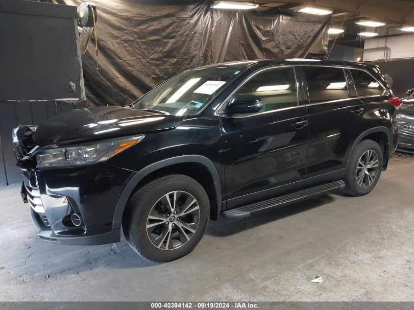 5TDBZRFH5KS952492 2019 TOYOTA HIGHLANDER - Image 2