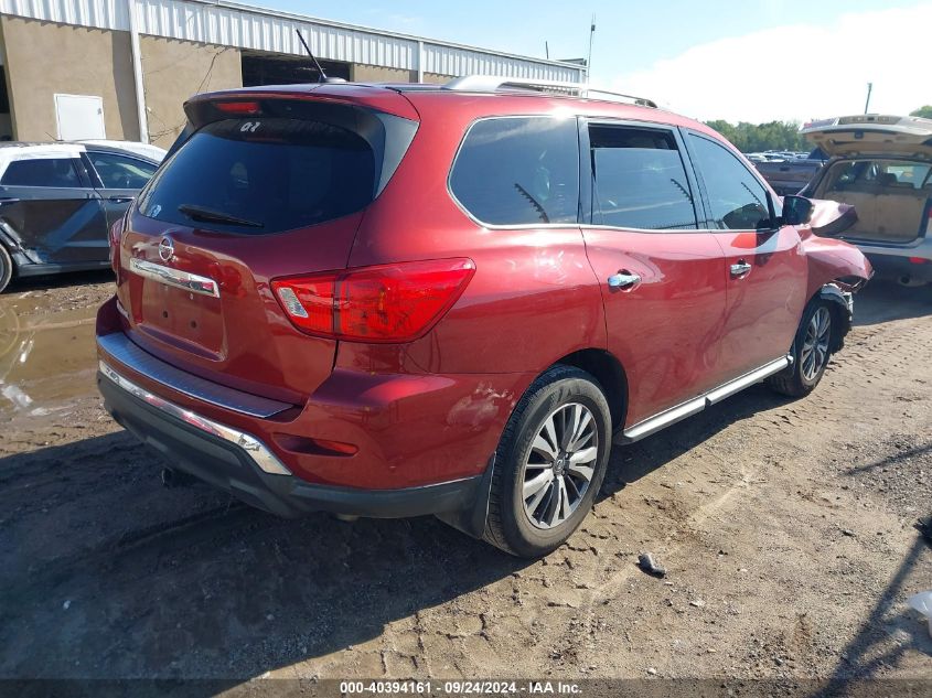 VIN 5N1DR2MN7HC612372 2017 Nissan Pathfinder, S no.4