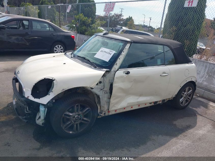 2013 Mini Convertible Cooper VIN: WMWZN3C55DT568361 Lot: 40394184