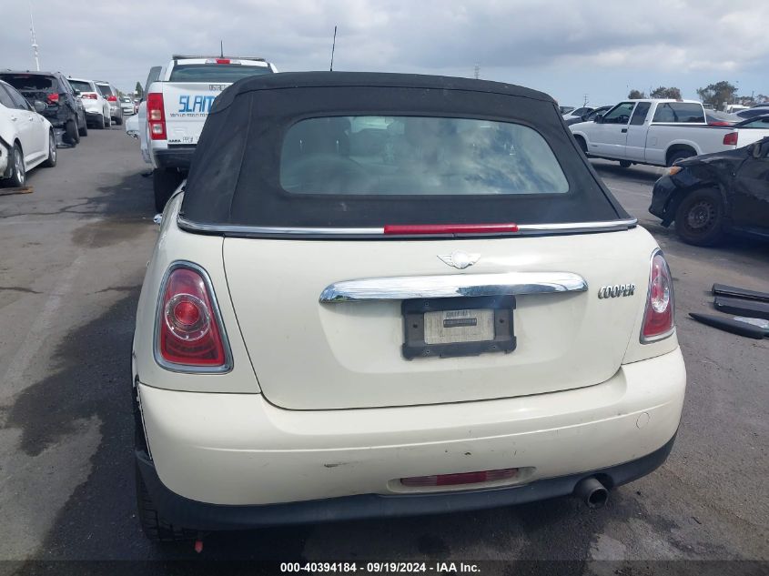 2013 Mini Convertible Cooper VIN: WMWZN3C55DT568361 Lot: 40394184