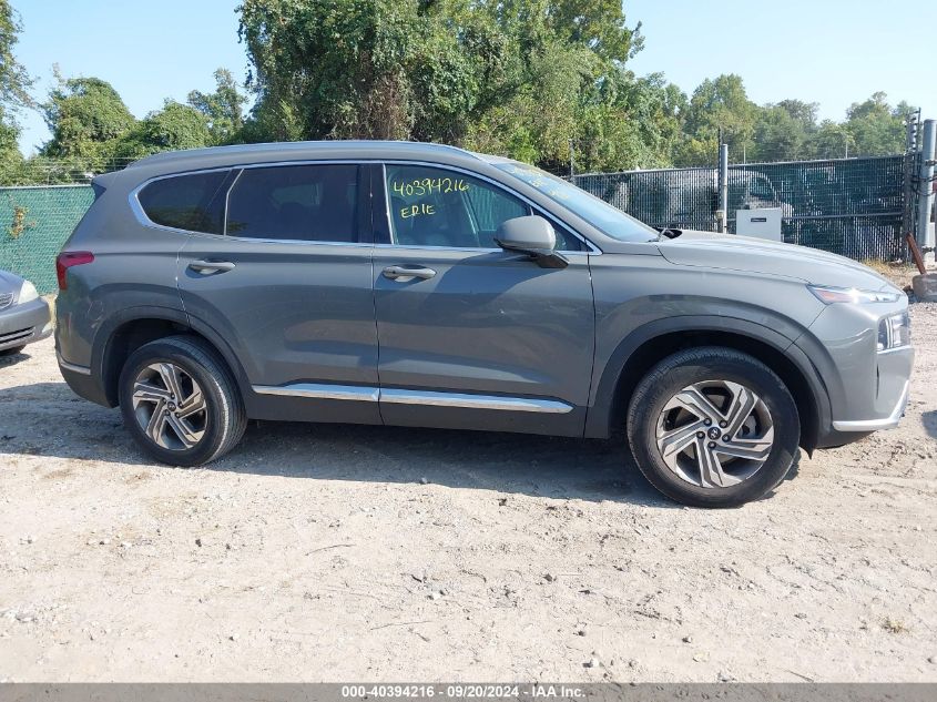 2021 Hyundai Santa Fe Sel VIN: 5NMS2DAJ5MH311043 Lot: 40394216