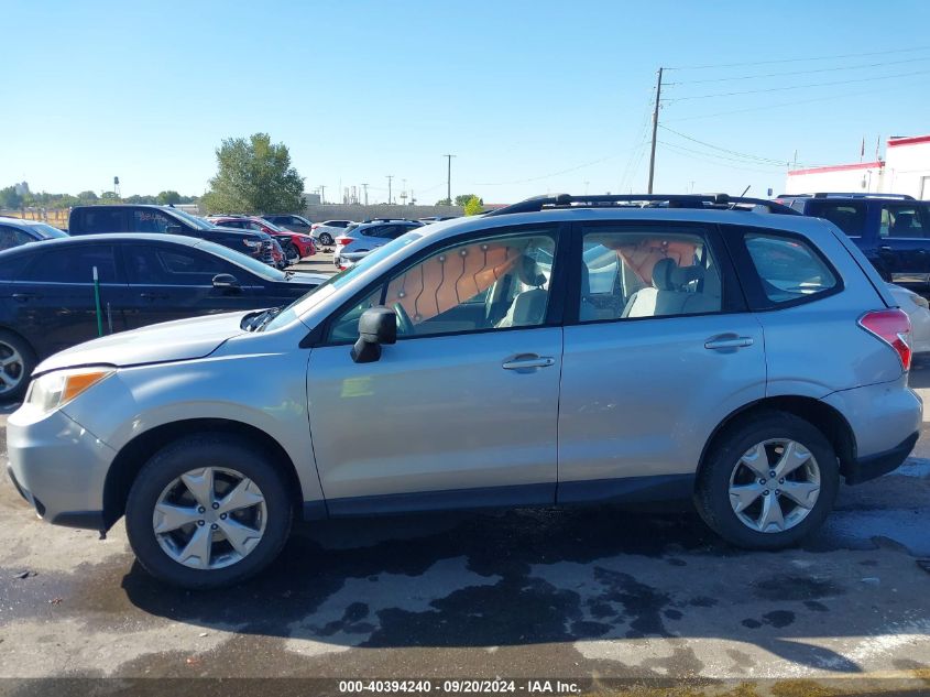 2015 Subaru Forester 2.5I VIN: JF2SJABC1FH563539 Lot: 40394240